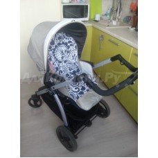 Матрасик 2-х сторонний из 100 % Хлопка ИКЕА для прогулочной коляски  Peg Perego Book Plus / Пег Перего  Бук Плюс
